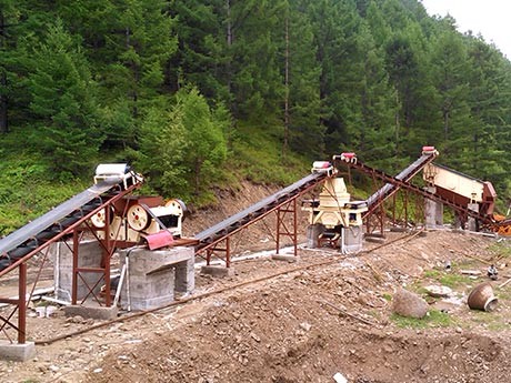 一套小型环保的砂石生产线多少钱？（一小时40吨）