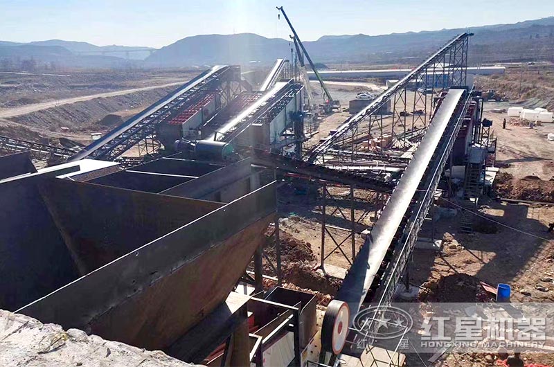 甘肃砂石厂新建之初实拍 甘肃砂石厂新建之初实拍