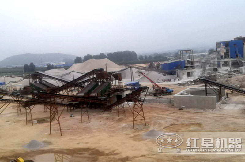 砂石生产线现场 砂石生产线现场