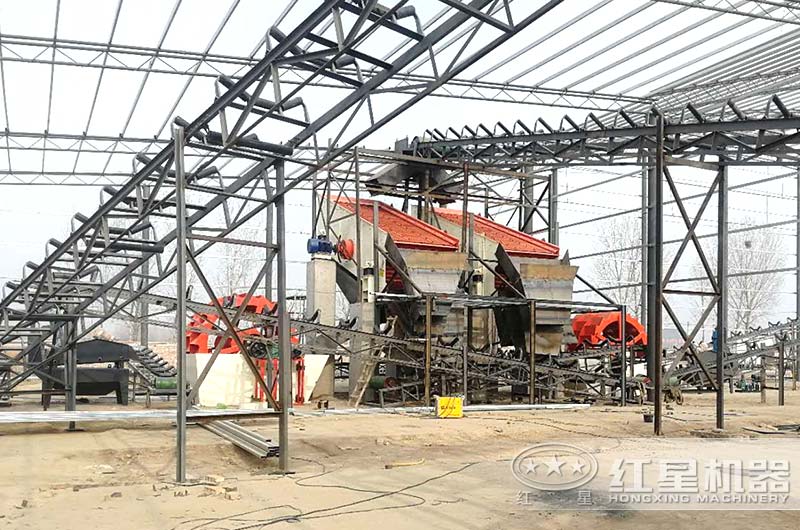 红星洗砂机现场 红星洗砂机现场