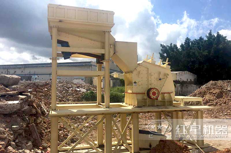 小型反击破一次成型现场 小型反击破一次成型现场