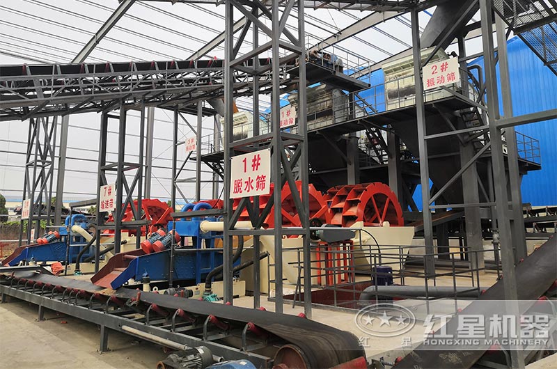 现场洗沙生产线 现场洗沙生产线