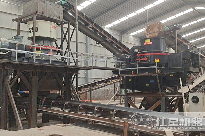 单缸液压圆锥破现场