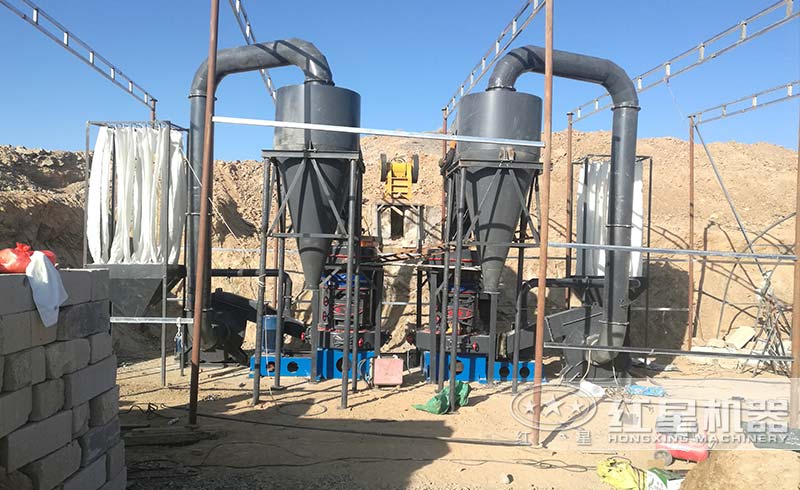 雷蒙磨生产线安装现场 雷蒙磨生产线安装现场