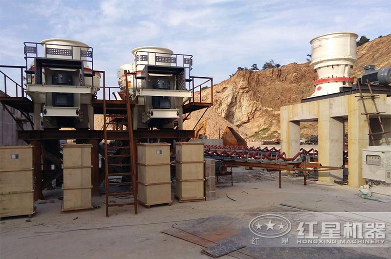 两台VSI制砂机现场实拍 两台VSI制砂机现场实拍