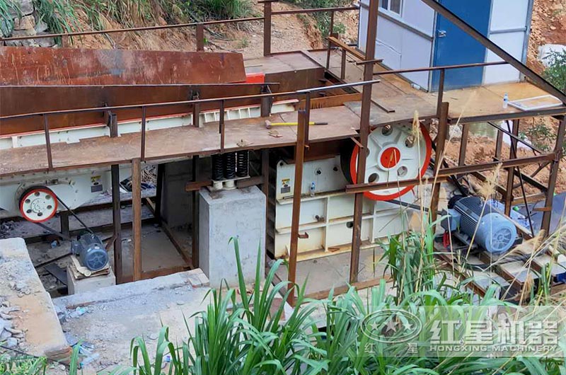 环保颚式破碎机处理现场 环保颚式破碎机处理现场