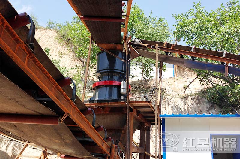 红星单缸圆锥破碎机现场 红星单缸圆锥破碎机现场