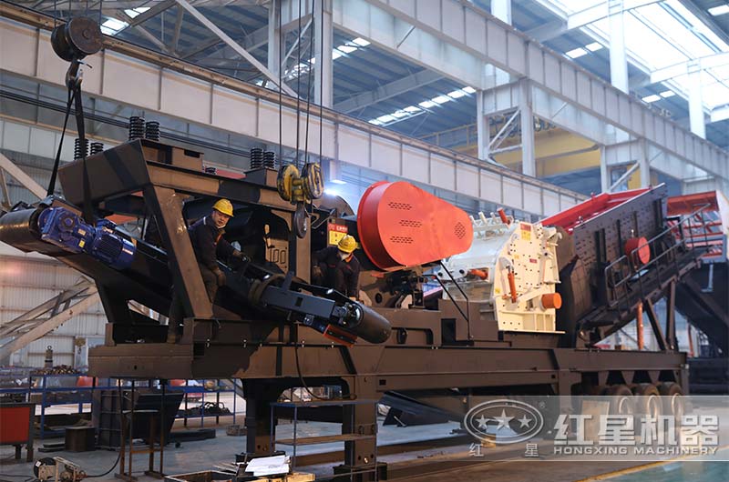 四合一57移动鄂式破碎站 四合一57移动鄂式破碎站