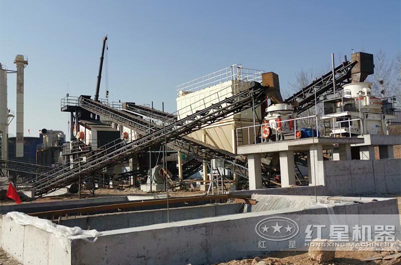 多缸圆锥破和冲击式破碎机合作现场 多缸圆锥破和冲击式破碎机合作现场