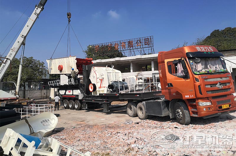 可以工程队跑的移动式破碎站 可以工程队跑的移动式破碎站