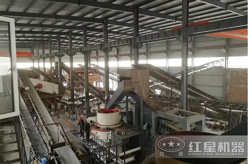 花岗岩制砂现场 花岗岩制砂现场