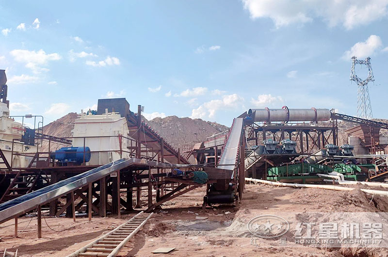 固定式建筑垃圾处理现场实拍 固定式建筑垃圾处理现场实拍