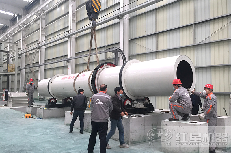 烘干机安装现场 烘干机安装现场