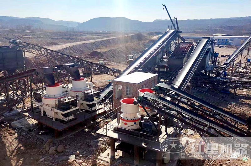 单缸圆锥破与HVI制砂整形机 单缸圆锥破与HVI制砂整形机