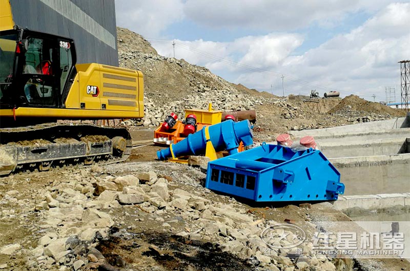 螺旋洗砂机+细砂回收机 螺旋洗砂机+细砂回收机