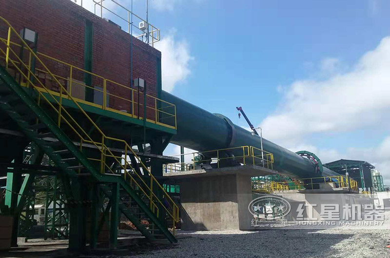 海绵铁焙烧工艺生产现场 海绵铁焙烧工艺生产现场