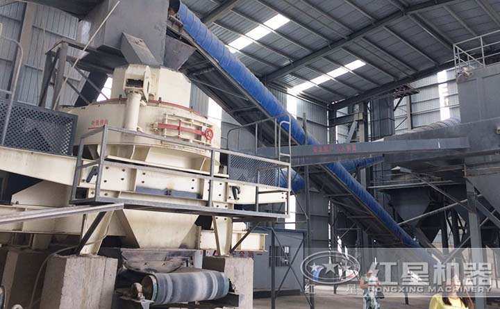 大型制沙机_大型制砂机客户现场