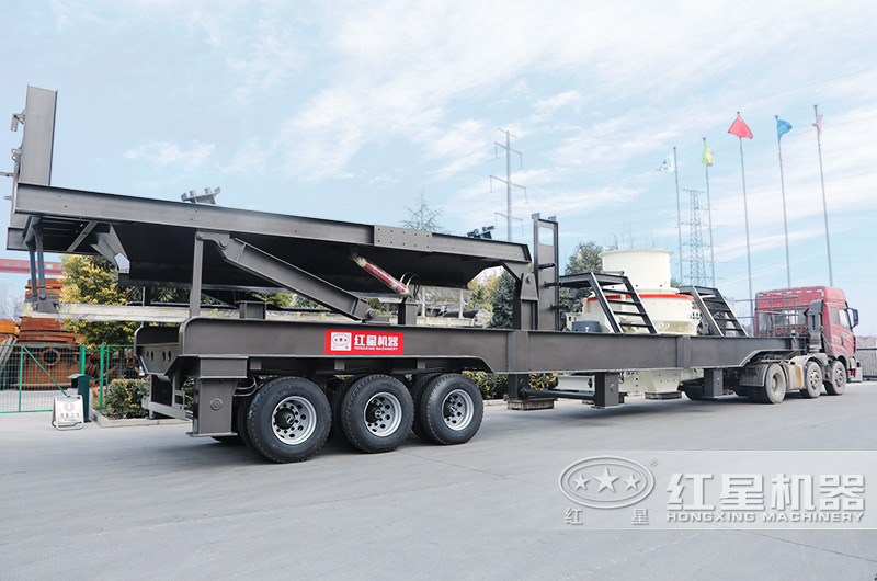 红星移动制砂机发货实拍