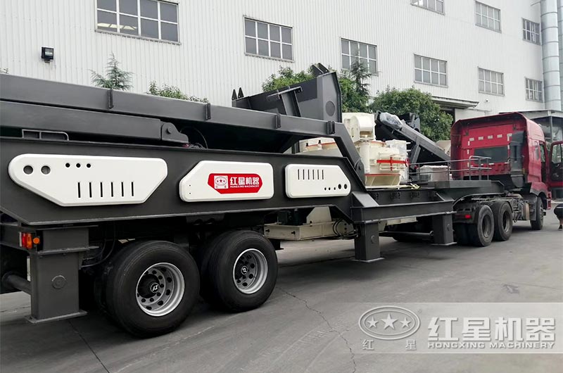 移动式制砂机实拍